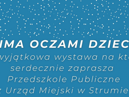 grafika- "ZIMA OCZAMI DZIECI"